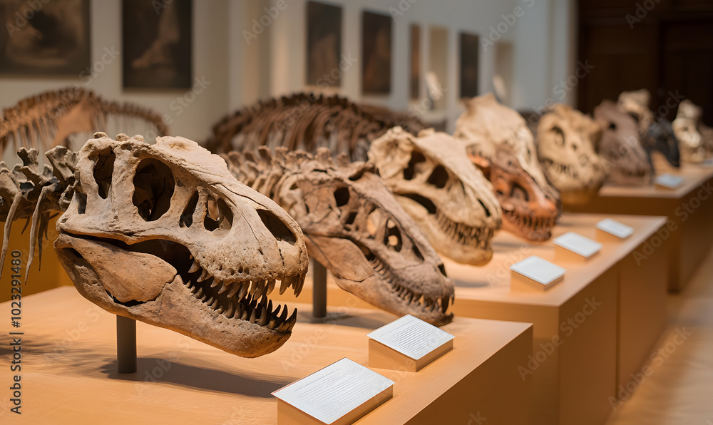 Tyrannosaurus Bones on Display in a Museum | Fascinating Insights into Prehistoric Life Tyrannosaurus Bones on Display in a Museum | Fascinating Insights into Prehistoric Life