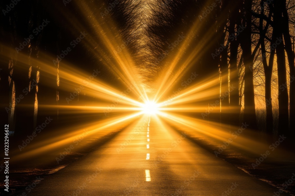 Fototapeta premium Nature background outdoors light sky.