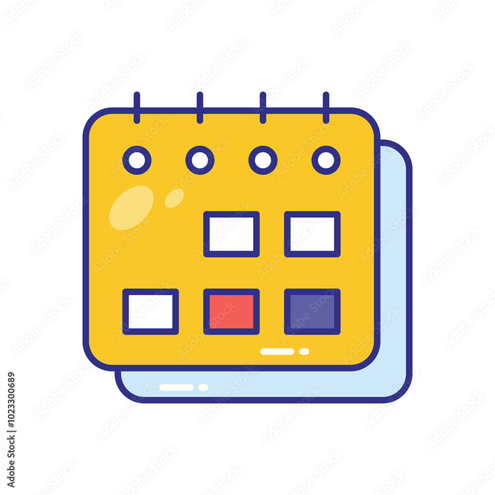Calendar vector icon stock illustration Calendar vector icon stock illustration