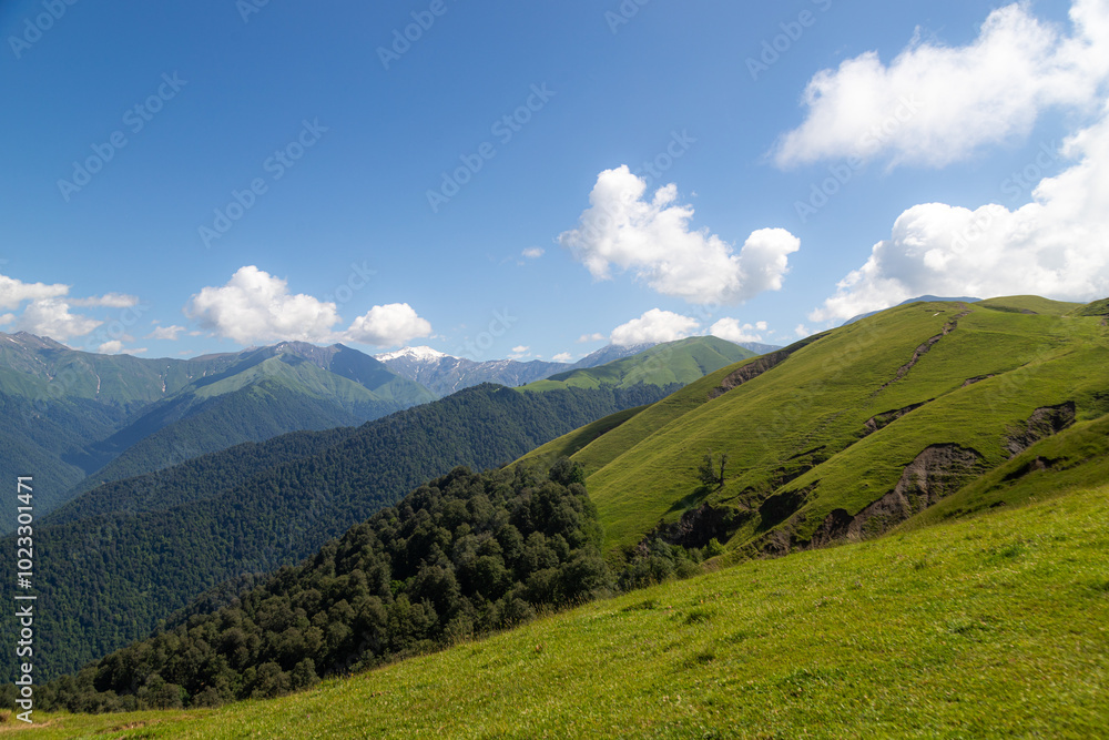 Magnificent views of the mountain village and nature of Azerbaijan Magnificent views of the mountain village and nature of Azerbaijan