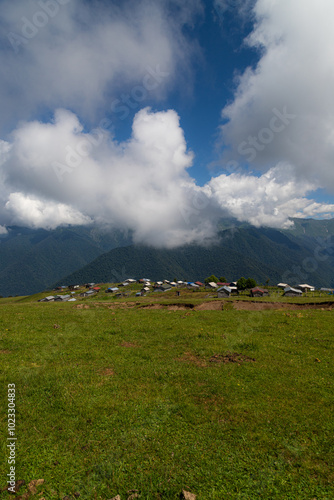 Wallpaper Mural Magnificent views of the mountain village and nature of Azerbaijan Torontodigital.ca