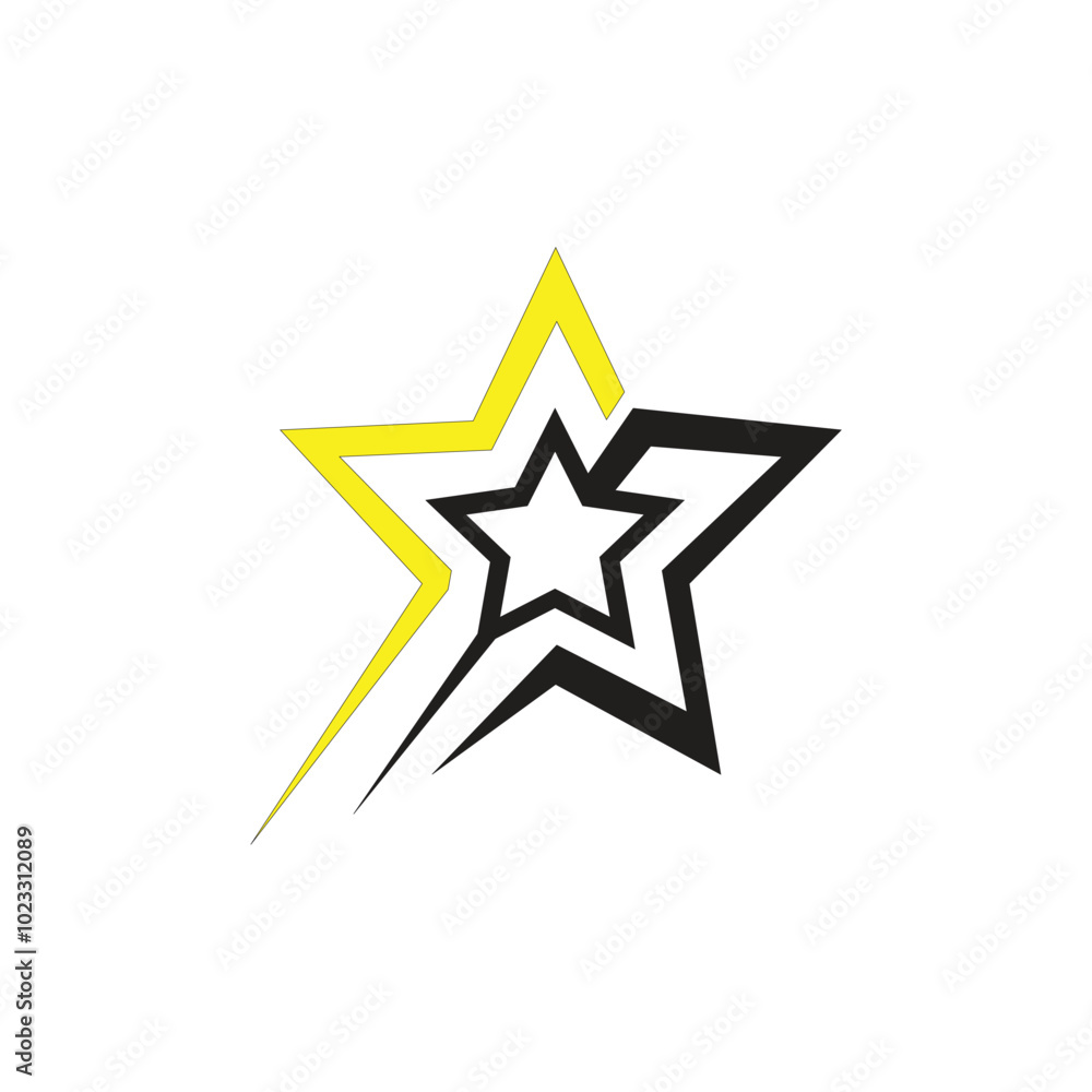 Obraz premium STAR LOGO VECTOR