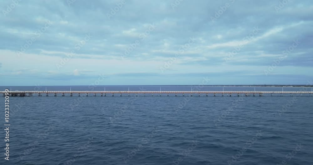 Busselton Jetty Coastal aerials Western Australia in 4K Busselton Jetty Coastal aerials Western Australia in 4K