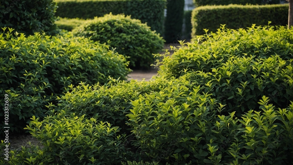 Green garden bushes cut out
Green garden bushes cut out