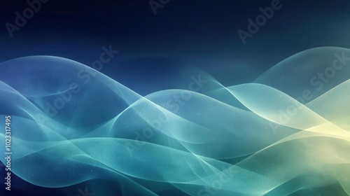 dynamic abstract business background featuring flowing shapes in varying shades of blue and green symbolizing growth and innovation with a modern and professional aesthetic