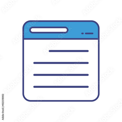 Accordion vector icon stock illustration