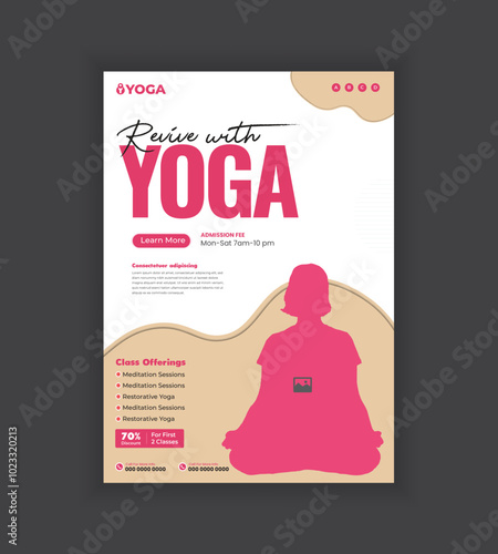 Yoga retreat template design
