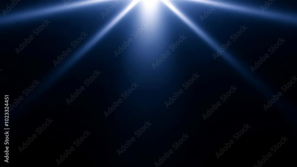 Dynamic Abstract Light Rays with Symmetrical Blue Glow Effect Dynamic Abstract Light Rays with Symmetrical Blue Glow Effect