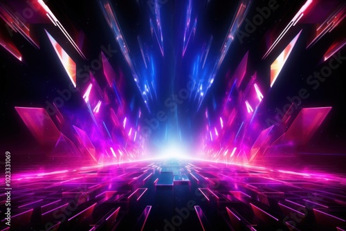 Vaporwave light backgrounds nightclub.