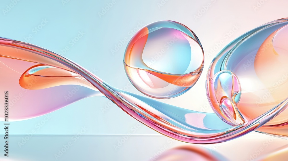 Vibrant 3D Shapes in Fluid Motion Vibrant 3D Shapes in Fluid Motion