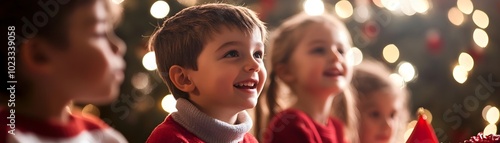 Teacher Presenting Christma...