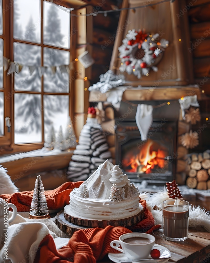 Cozy Winter Birthday in a Rustic Cabin with Festive Decor Cozy Winter Birthday in a Rustic Cabin with Festive Decor