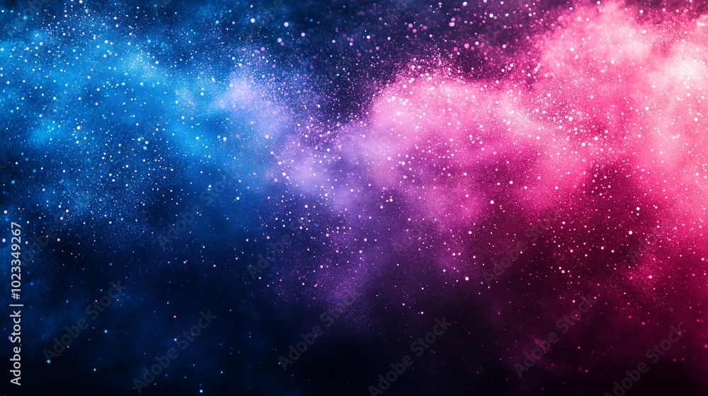 Obraz premium Vibrant Gradient from Midnight Blue to Neon Pink for Creative Design