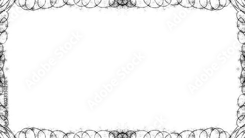barbed wire frame video