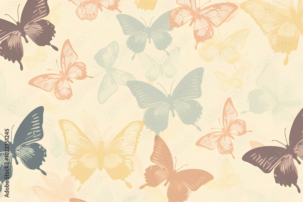 seamless pattern with butterflies seamless pattern with butterflies