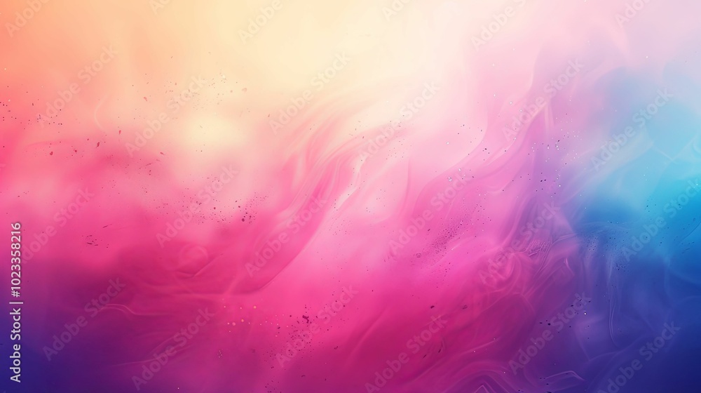 Abstract Colorful Swirling Background with Glittering Particles Abstract Colorful Swirling Background with Glittering Particles