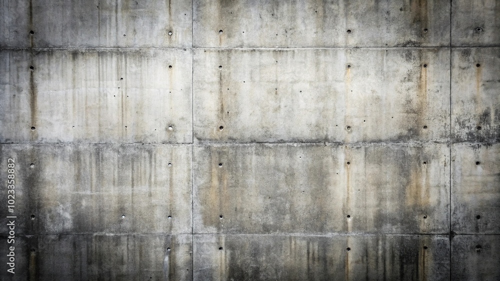 Gray concrete wall creating textured and grunge abstract background from a low angle view Gray concrete wall creating textured and grunge abstract background from a low angle view