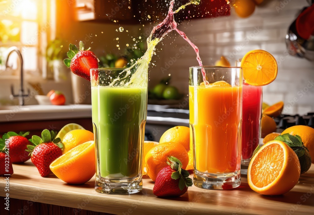 colorful splash fresh juice bright fruit background capturing refreshing essence offerings, apricot, artisanal, backdrop, berries, beverages, citrus colorful splash fresh juice bright fruit background capturing refreshing essence offerings, apricot, artisanal, backdrop, berries, beverages, citrus