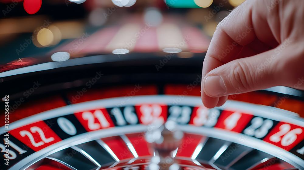 Obraz premium casino roulette in the casino