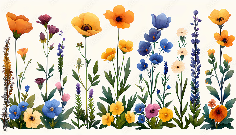 Fototapeta premium tulips in the garden