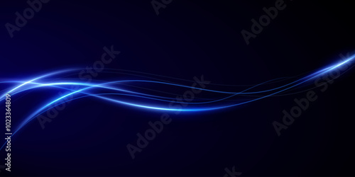 	
Abstract lines.Neon lines of speed and fast wind. effect of moving at the speed of light. Blue glow effect. Magic shiny line. Neon. Background.