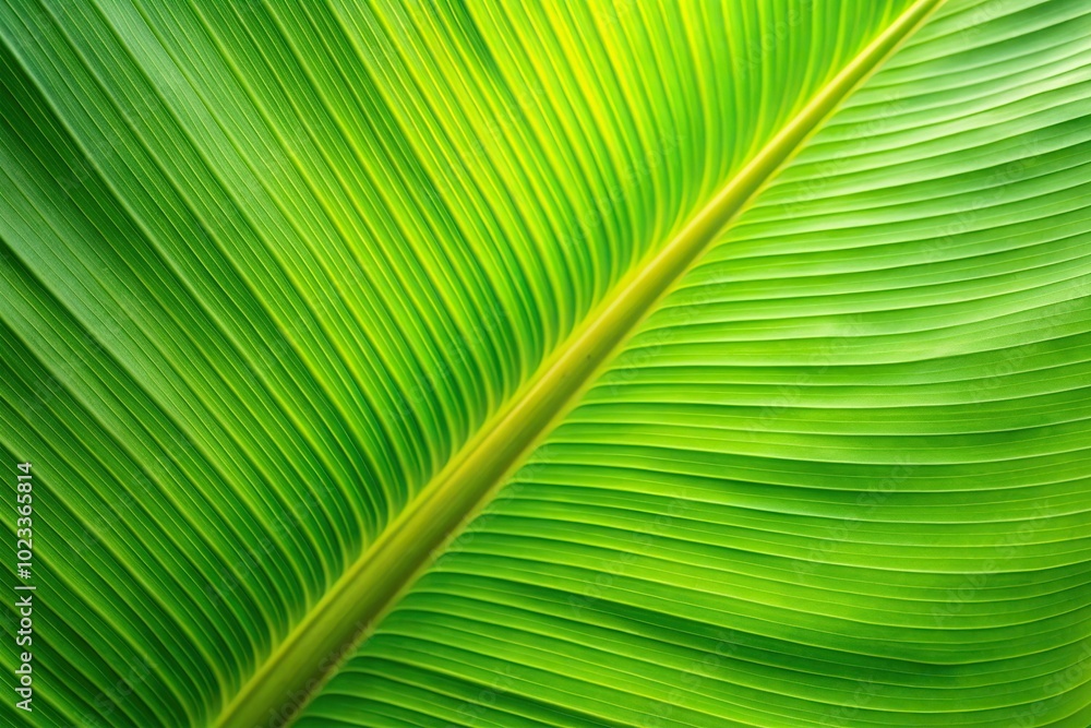 Green banana palm leaf texture background Green banana palm leaf texture background