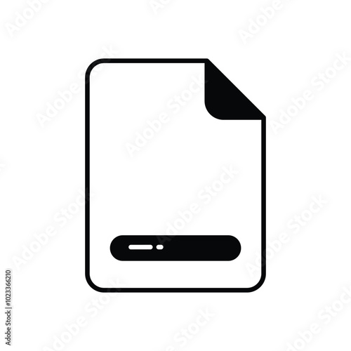 Footer vector icon stock illustration