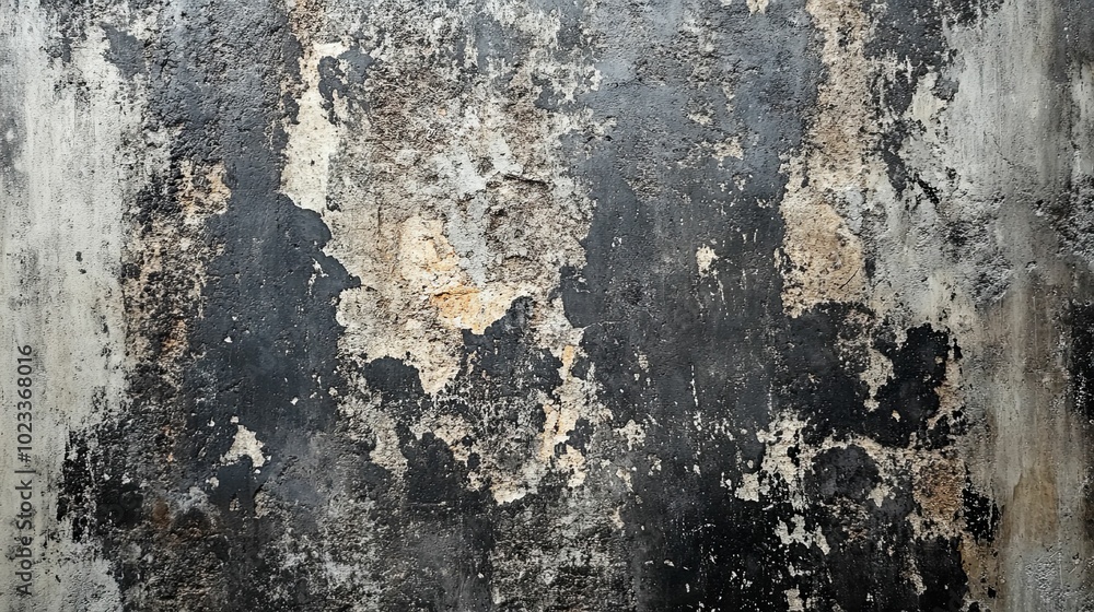 Weathered Black and Gray Concrete Wall Weathered Black and Gray Concrete Wall