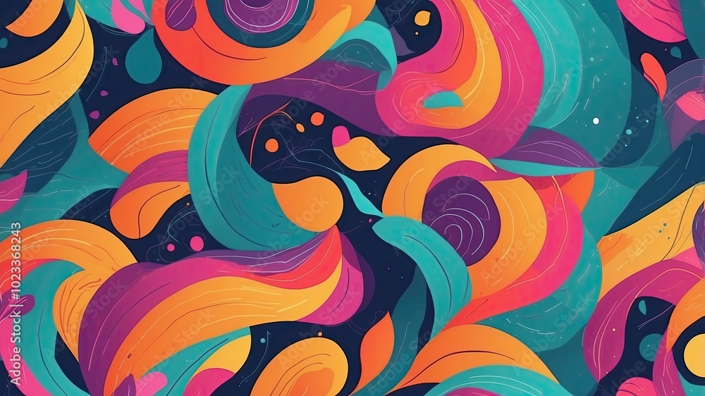 Naklejka premium colorfull abstract textile patern baground generate ai