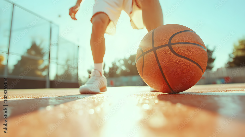Young Male Basketball Player in Action | Dynamic Sports Photography Capturing Athleticism and Passion Young Male Basketball Player in Action | Dynamic Sports Photography Capturing Athleticism and Passion