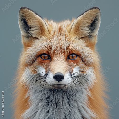 red fox portrait