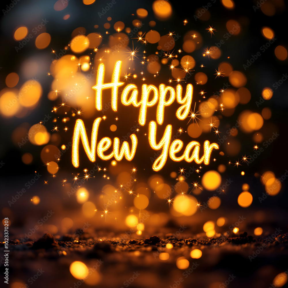 Happy New Year card