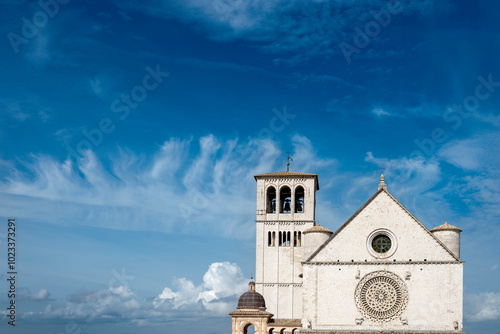 Slika na platnu Fra Cielo e Terra. Basilica Superiore Assisi.