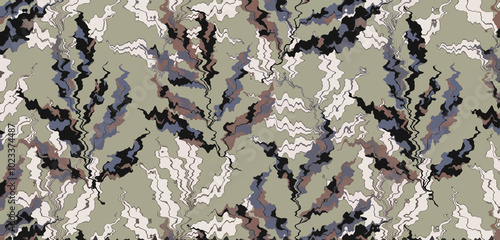 Digital And Textile Design Pattern