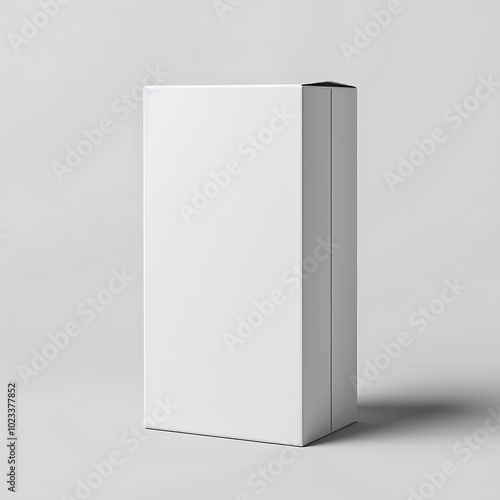 Custom 1: Blank White Box Mockup for Design Presentation
