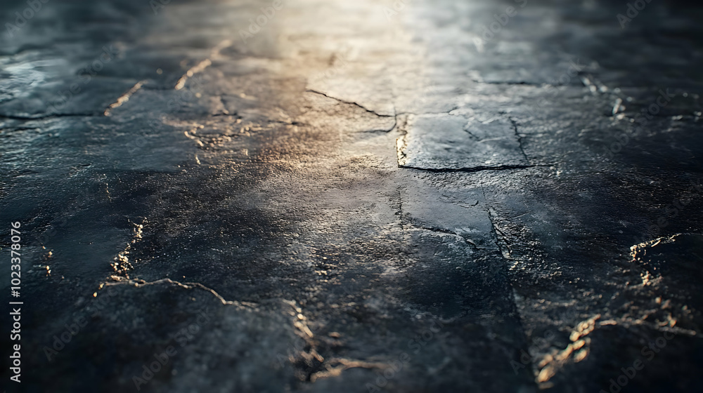 Dark Cracked Stone Texture Background Dark Cracked Stone Texture Background