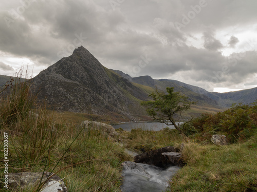 landscape in the mountains, Tryfan Wales