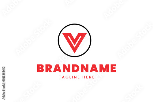 v letter logo for corporate branding and business identity in a modern minimalist style, versatile logo design for business use, branding essentials, and professional company logo creation