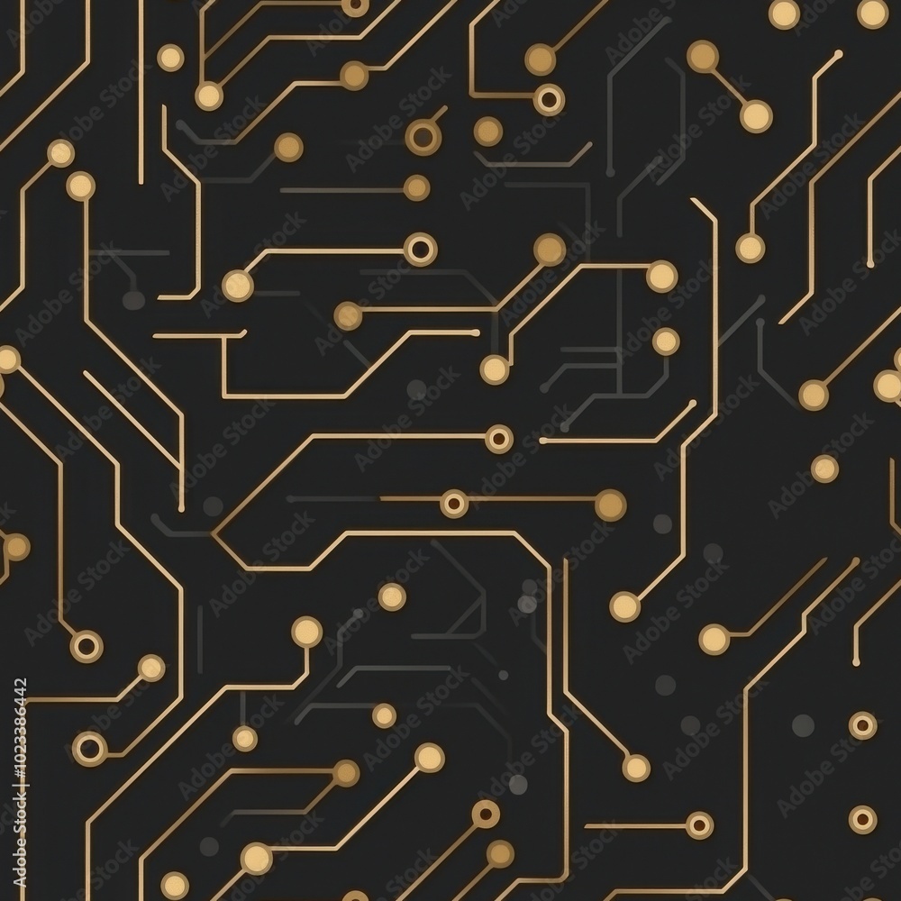 Futuristic Minimalist Circuit Background Design, seamless pattern Futuristic Minimalist Circuit Background Design, seamless pattern