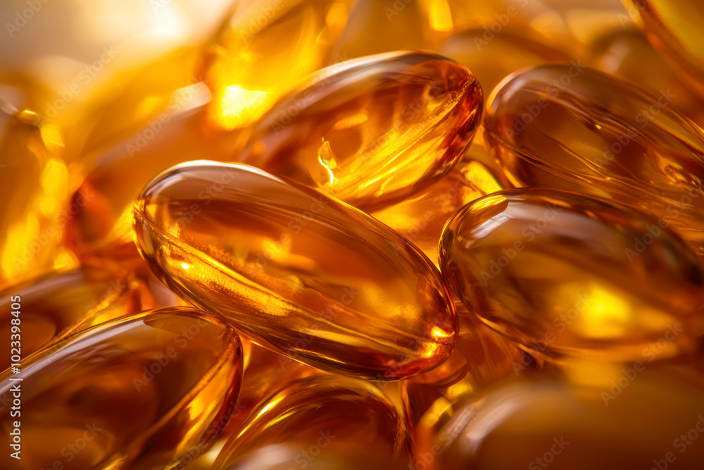 Fish oil capsules. Fish oil capsules.