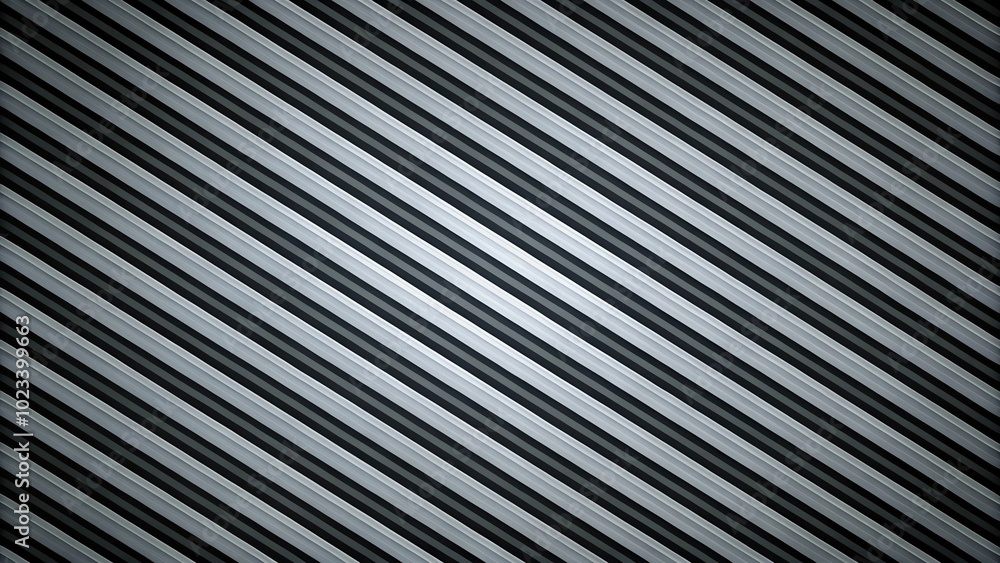 Obraz premium Grey pattern with black diagonal stripes