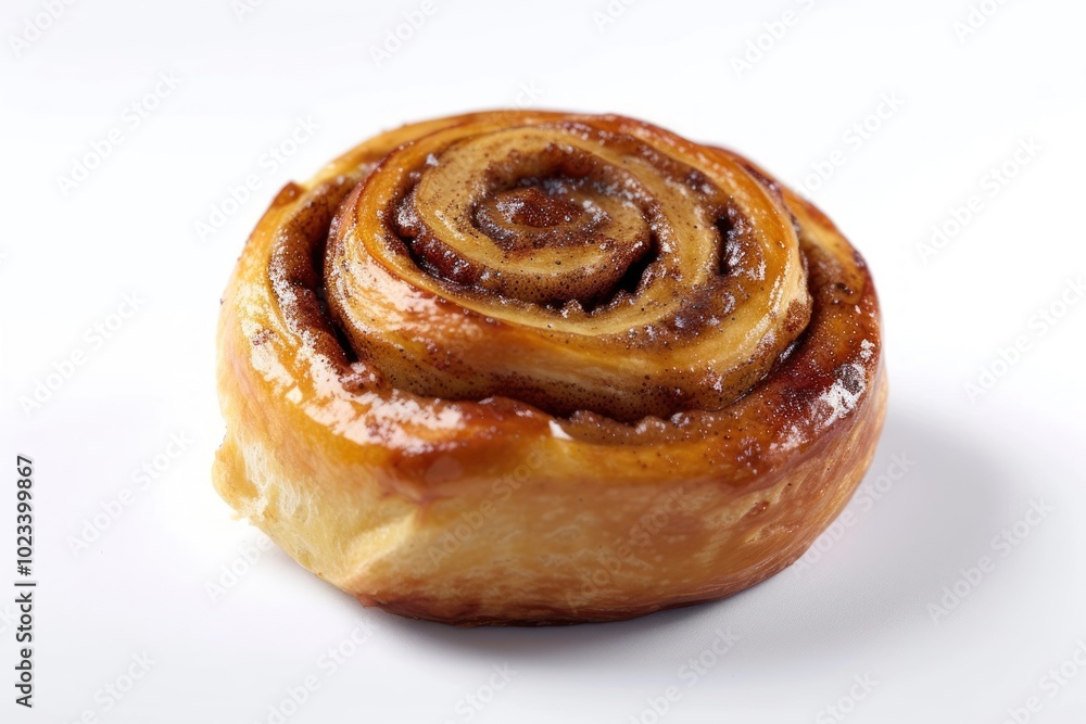 Fototapeta premium Cinnamon roll dessert pastry bread.