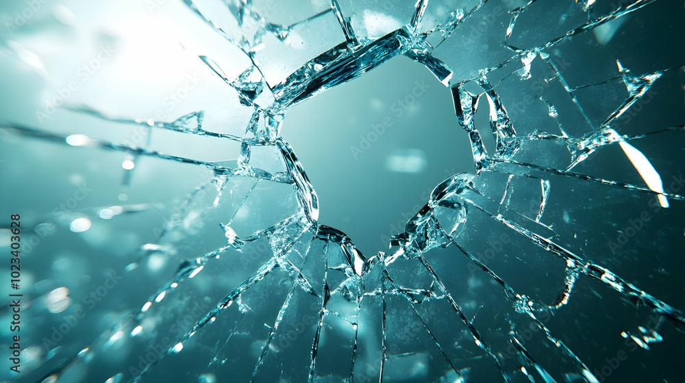 Broken Glass Texture Abstract Background Broken Glass Texture Abstract Background