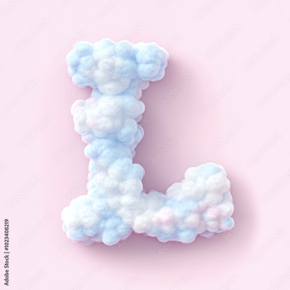 Create a cute and dimensional letter Create a cute and dimensional letter