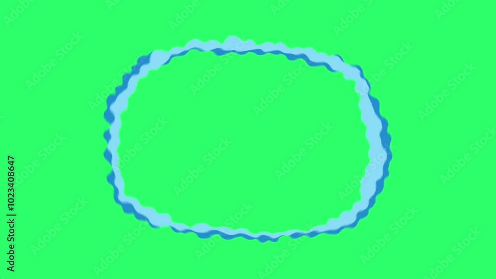 Animation blue smoke effect on green background.
Animation blue smoke effect on green background.