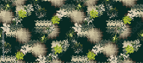 Digital And Textile Design Pattern
