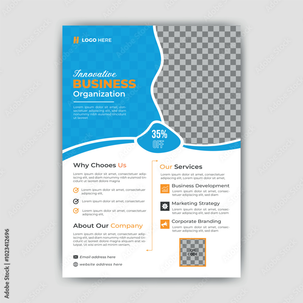 modern creative business flyer template. vector illustration geometric shape, editable template print ready. modern creative business flyer template. vector illustration geometric shape, editable template print ready.