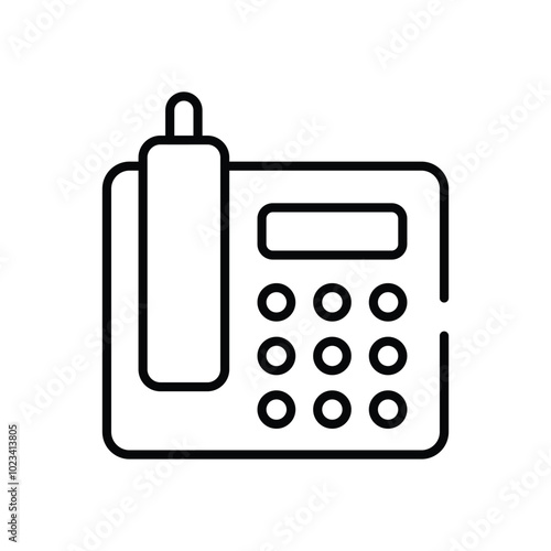 VoIP Phone vector icon