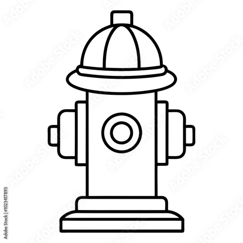 fire hydrant icons. Fire hydrant silhouette water hydrant symbol. Vector illustration