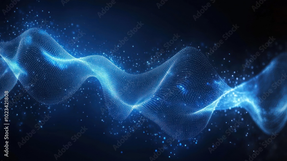 Abstract Blue Wave Abstract Blue Wave